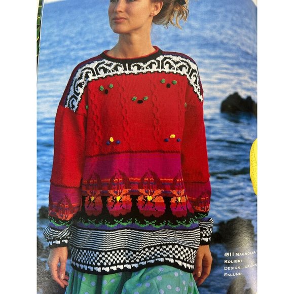 Dale Of Norway Designs Knitting Pattern Book Women Sweater NR 49 DaleGarn Adult - Picture 11 of 16